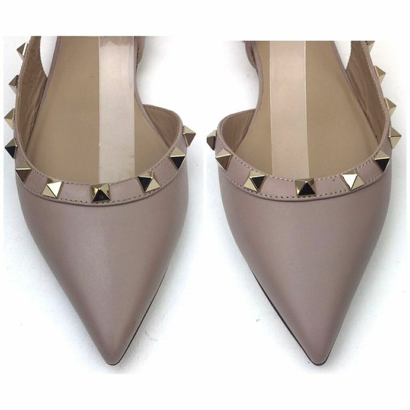 VALENTINO Rockstud Slingback sandals sz 7 - Picture 10 of 13